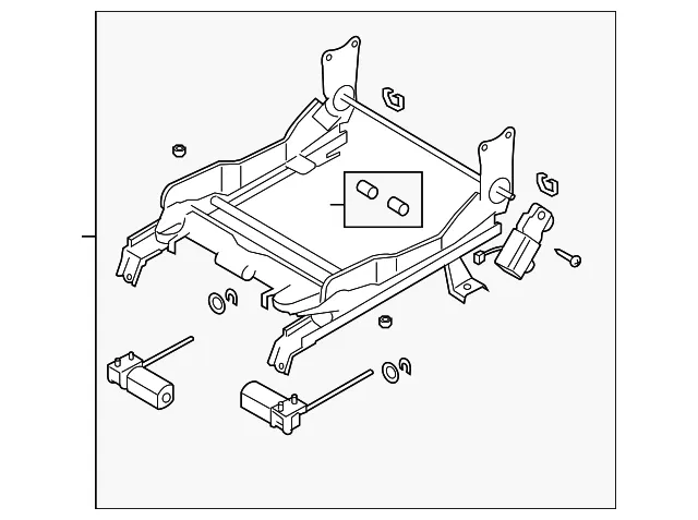 Seat Track - Driver's Side (LH) - Mazda (GK2A-88-H50A)