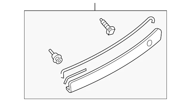 Garnish Lift Gate - MAZDA (GK2A50810C27)