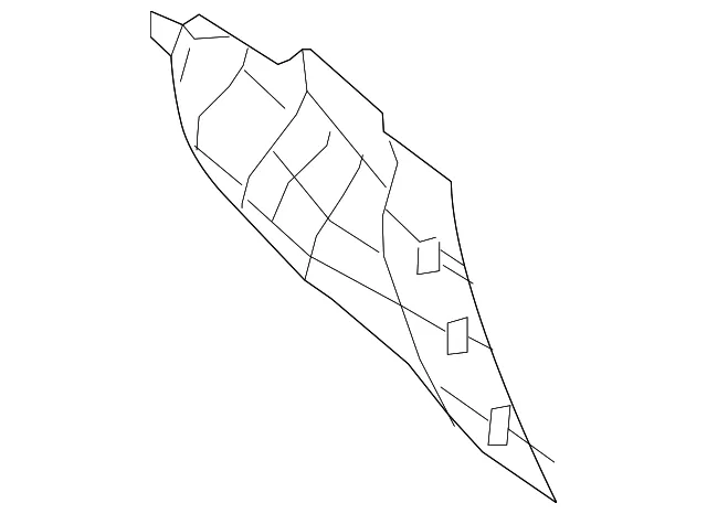 Side Trim - Driver's Side (LH) - Mazda (GML8-60-55XB-13)