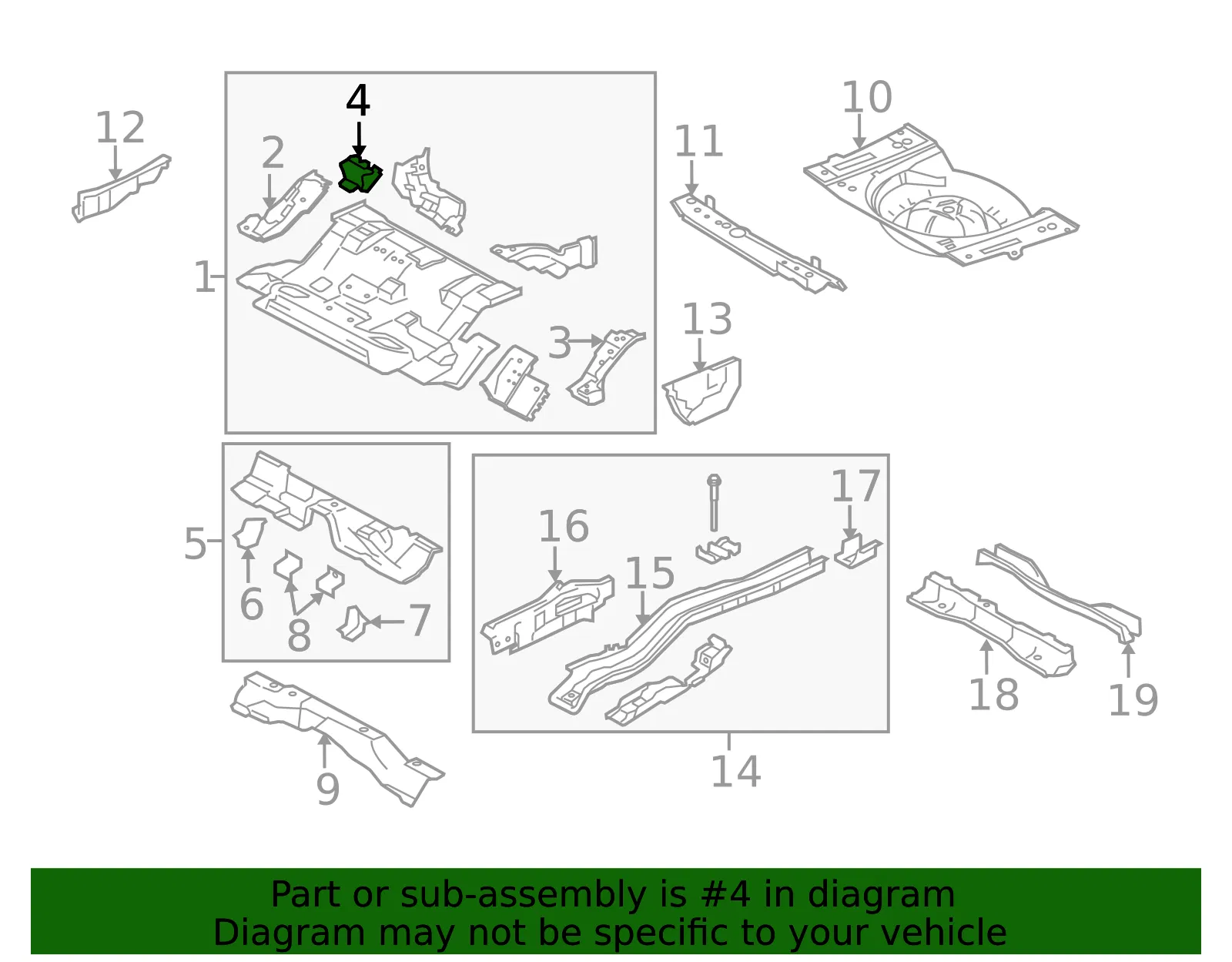 Seat Bracket - Driver's Side (LH) - Mazda (GP9A-54-78XA) - view 2
