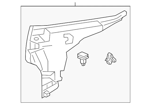 Upper Trim - Driver's Side (LH) - Mazda (GRF5-68-260-02)