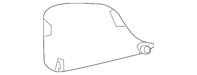 Cowl Trim Cover - Driver's Side (LH) - Mazda (GRG1-68-381A-02)