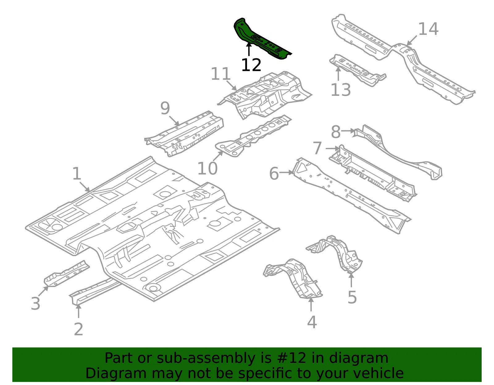 Seat Bracket - Passenger Side (RH) - Mazda (GS3L-53-67YB) - view 2