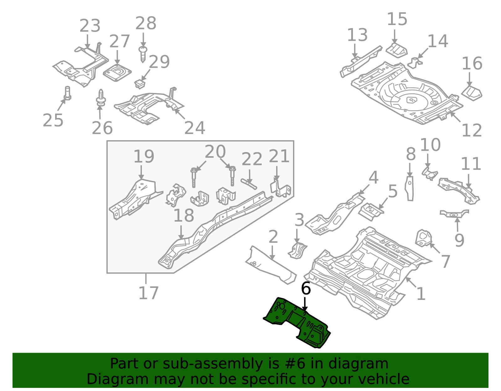 Seat Mount - Passenger Side (RH) - Mazda (GS3L-53-72X) - view 2