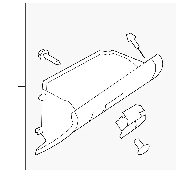 Glove Box Assembly - Mazda (GS3L-64-030F-02) - view 2