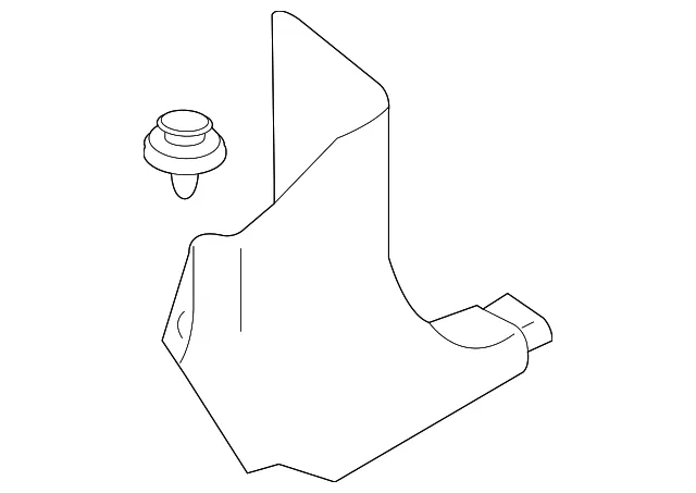 Cowl Trim - Passenger Side (RH) - Mazda (GS3L-68-370A-02)