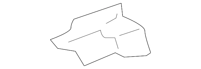 Trim Support - Driver's Side (LH) - Mazda (GS3L-71-486)