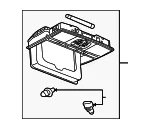 Overhead Console - Mazda (GS4C-69-970D-75) - view 5