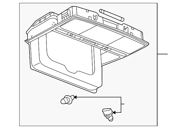 Overhead Console - Mazda (GS4E-69-970D-30) - view 2