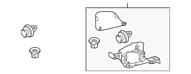 Cowl Trim - Driver's Side (LH) - Mazda (GSH7-68-390A-02)
