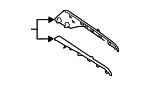 Console Trim Panel - Mazda (K128-64-47XE-02) - view 3