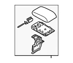 Armrest Assembly - Mazda (K156-64-450B-06) - view 3