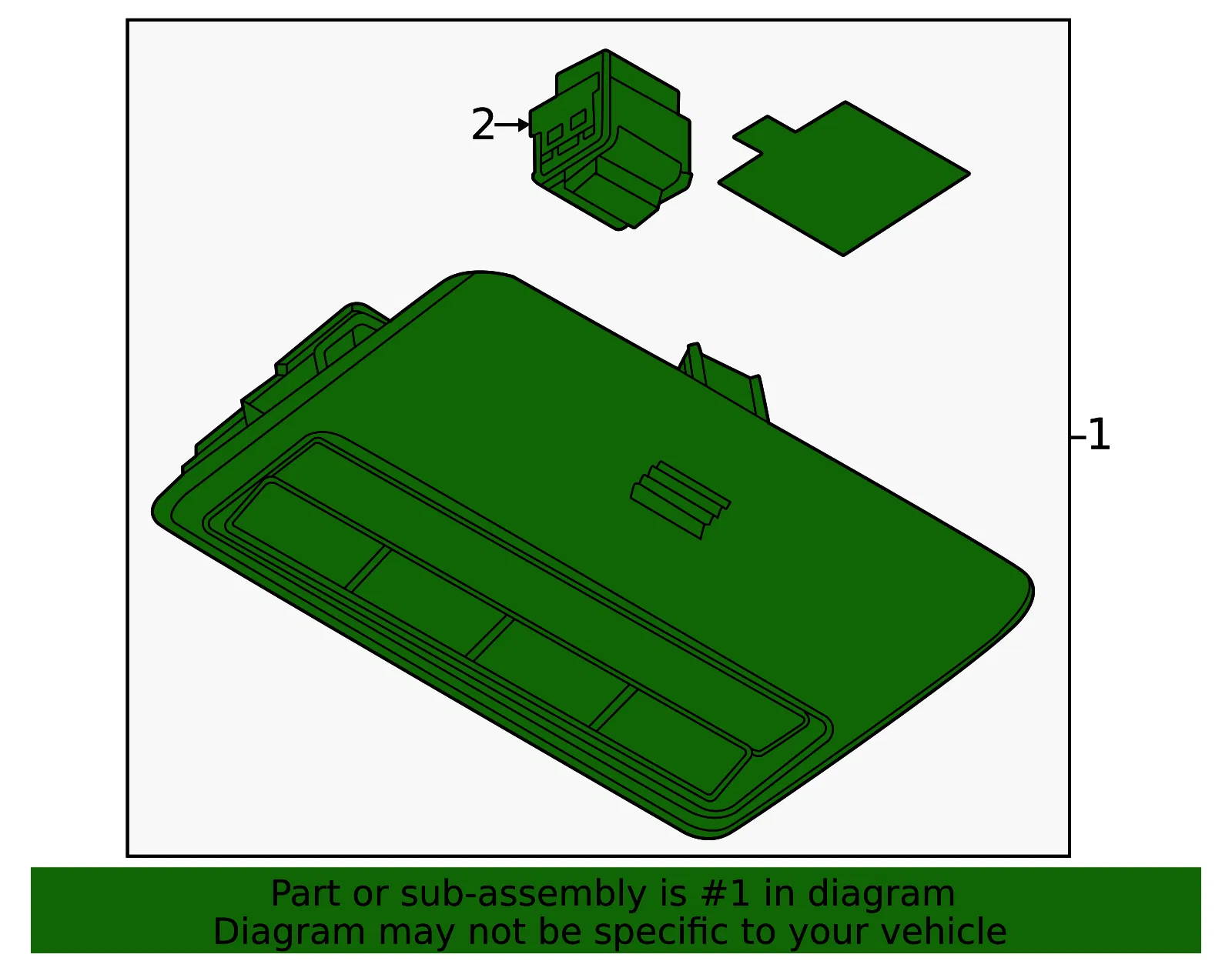 Box O H Console - Mazda (K31V-69-97YB-75) - view 2