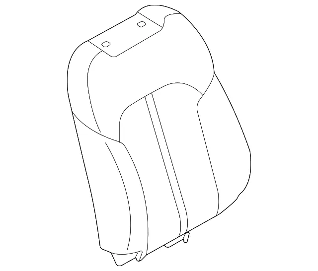 Seat Back Cushion Cover - Mazda (K629-88-131-02)