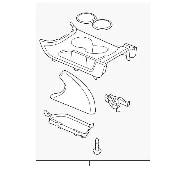 Cup Holder - Mazda (KA0G-64-630A-02) - view 2