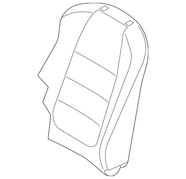 Seat Back Cover - Driver's Side (LH) - Mazda (KA0H-88-181-02)