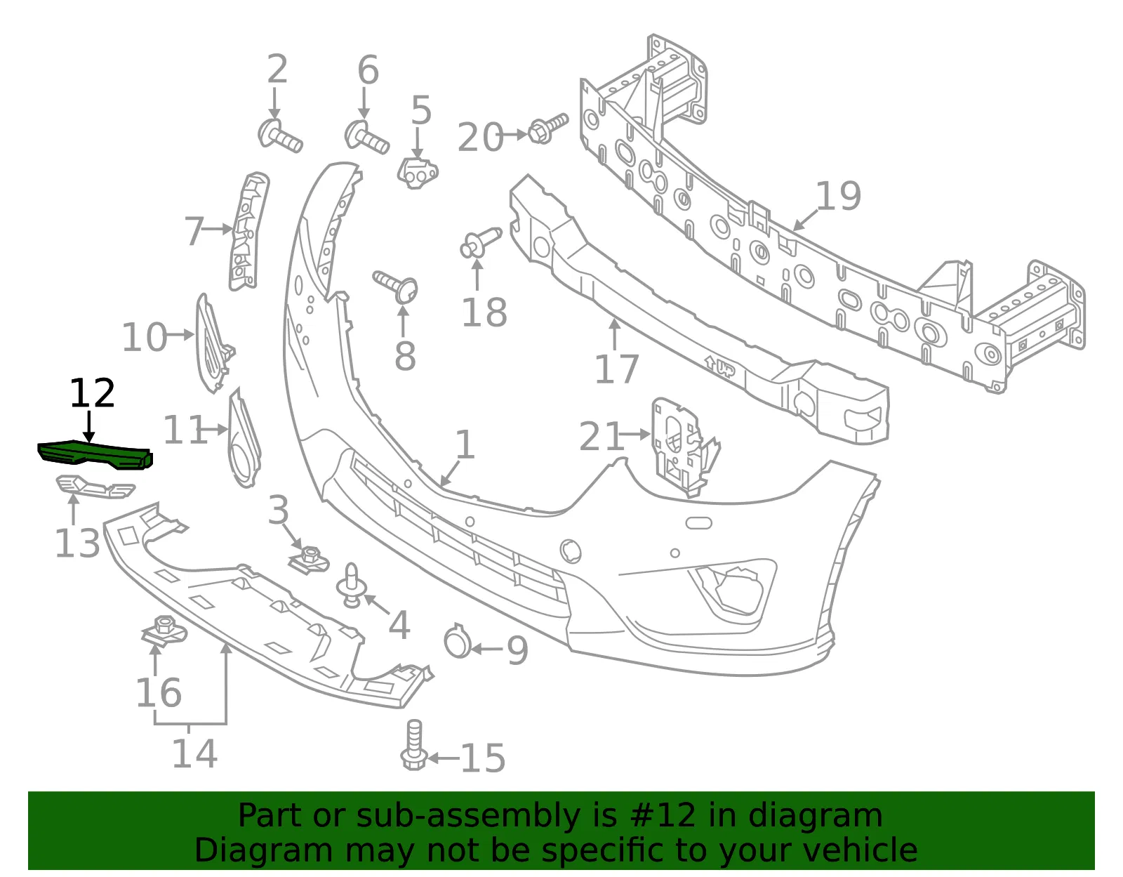 Upper Trim - Driver's Side (LH) - Mazda (KA0J-50-C22) - view 3