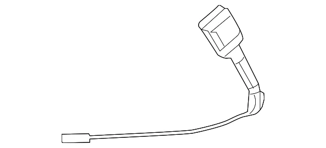 Seat Belt Receptacle - Mazda (KAYG-57-680) - view 2