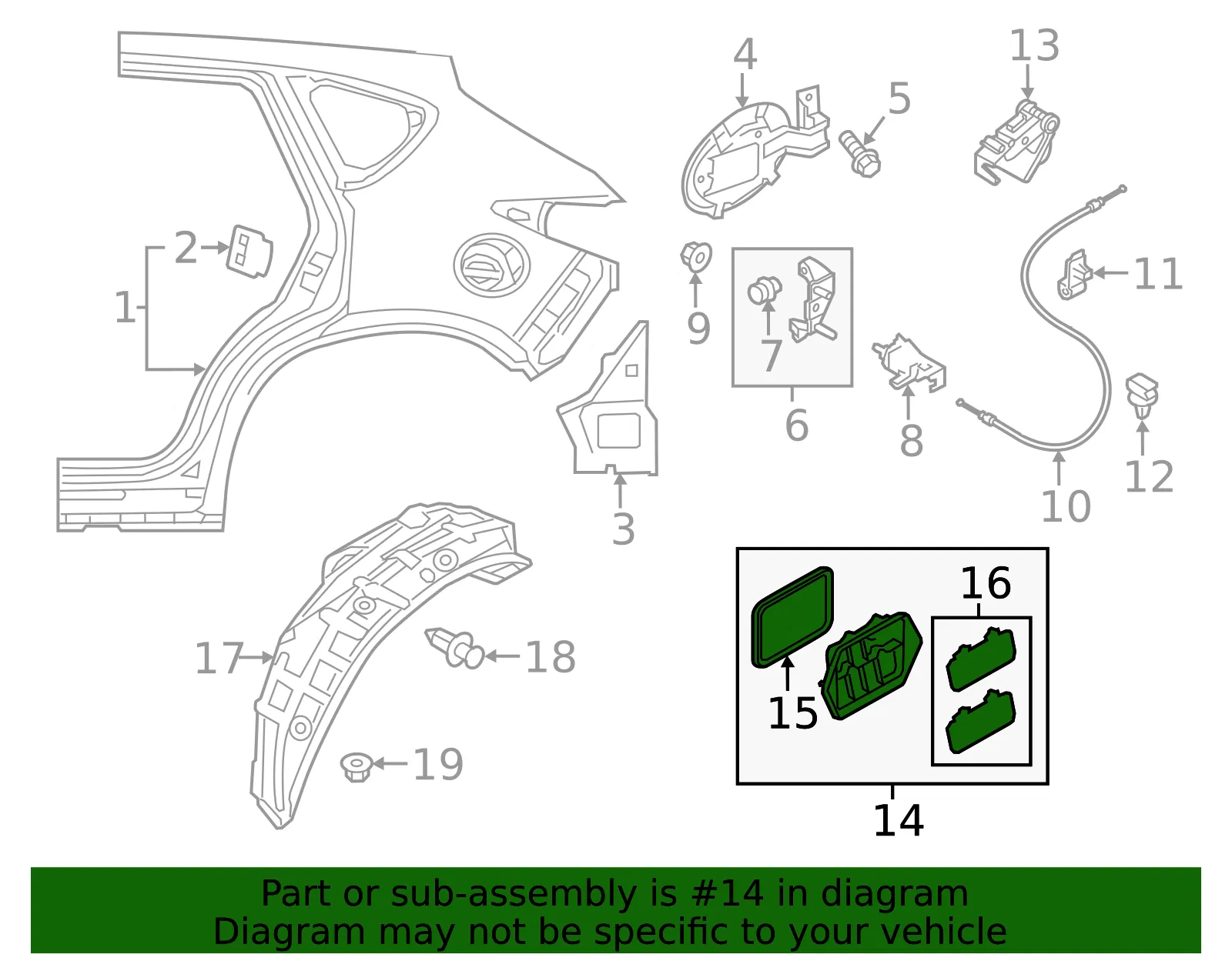 Pressure Vent - Mazda (KB7W-51-920) - view 4