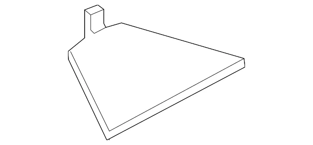 Trunk Trim Panel - Mazda (KB7W-68-8E1-02) - view 2