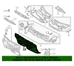 Lower Dash Panel - Mazda (KB8A-53-400A) - view 4