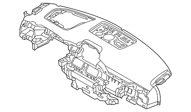 Instrument Panel - Mazda (KB8C-60-330E-02)