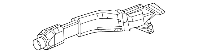 Instrument Panel Air Duct - Mazda (KBB3-60-180)