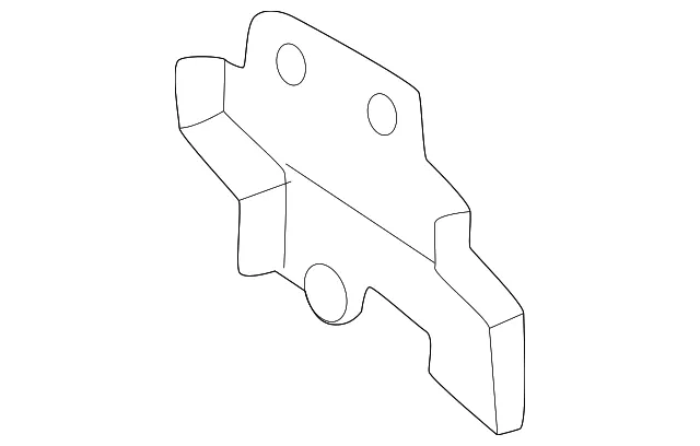 Instrument Panel Cross-Member Bracket - Mazda (KBB3-60-450)