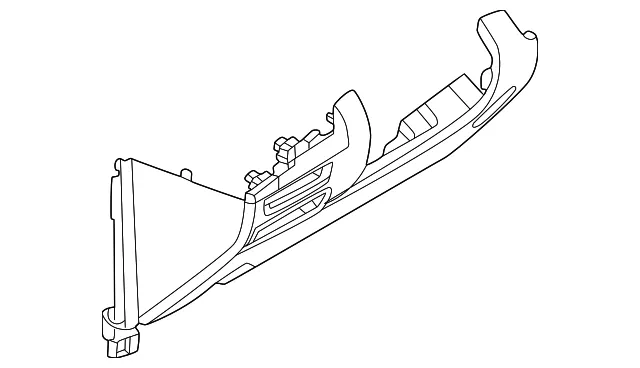 Instrument Panel Knee Bolster - Mazda (KBB3-64-280A-23)