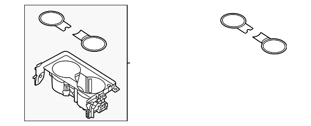 Cup Holder - Mazda (KBB3-64-390A)