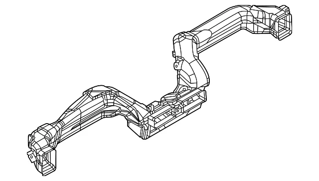 Instrument Panel Air Duct - Mazda (KBB3-64-94Y)