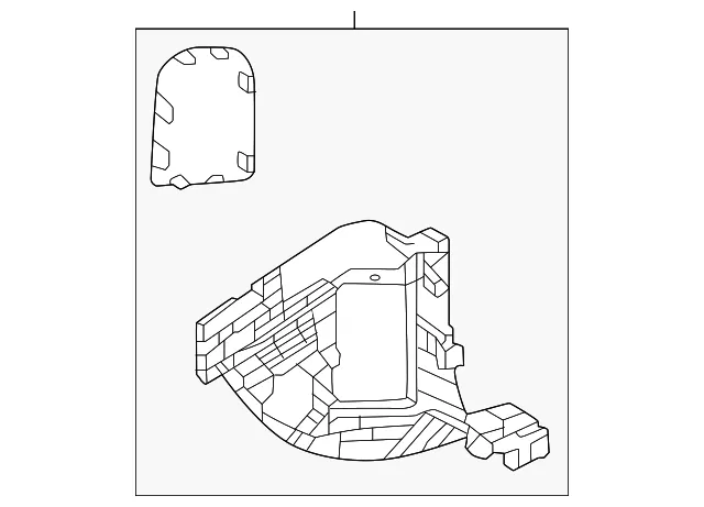 Kick Panel Trim - Mazda (KBB3-68-390A-02)