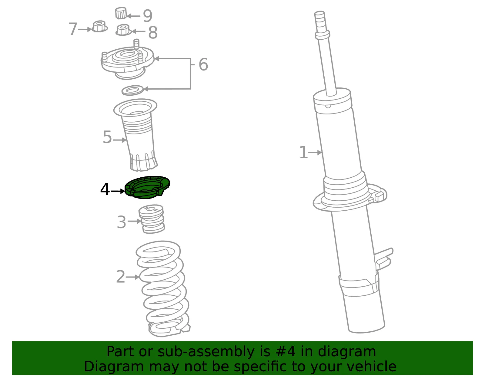 Upper Seat - Mazda (KBB6-34-012A) - view 2