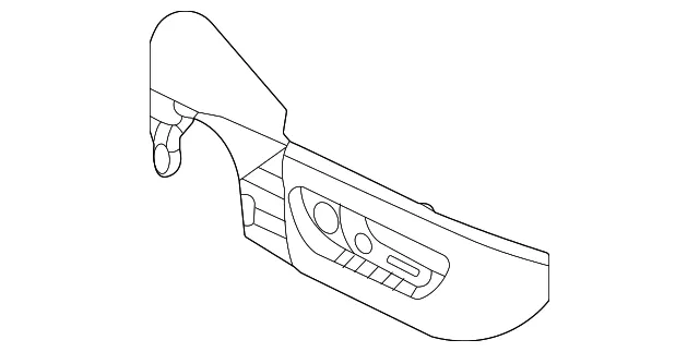 Seat Trim Panel - Mazda (KCNH-88-1G1-39)