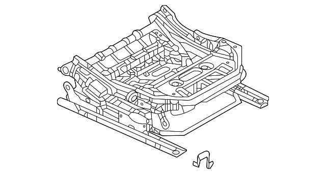 Seat Adjuster - Mazda (KCRG-88-AA0)
