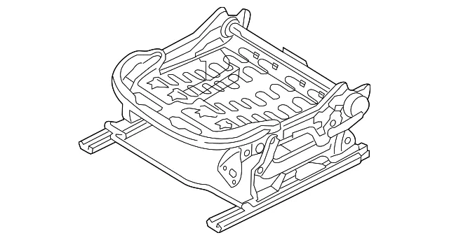 Seat Frame - Driver's Side (LH) - Mazda (KD33-88-H50B)