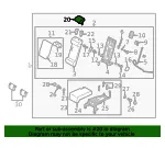 Headrest, Outer - Mazda (KD338824034) - view 7