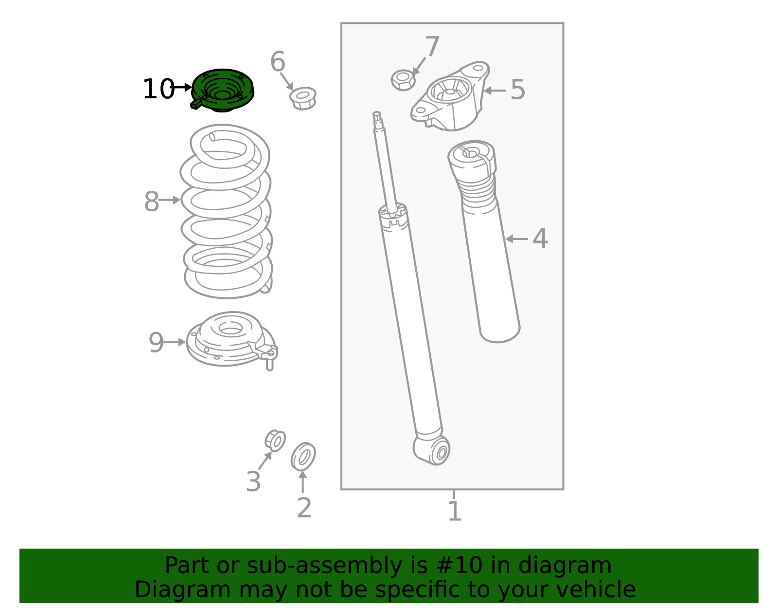 Upper Seat - Mazda (KD35-28-012) - view 3