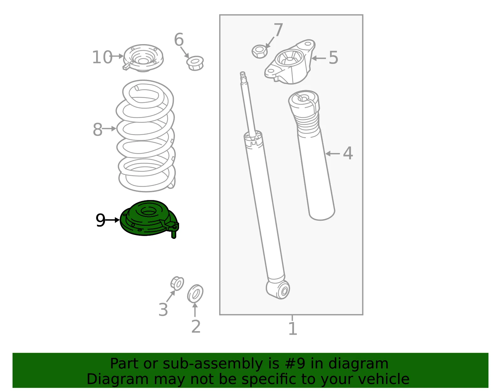 Lower Seat - Mazda (KD35-28-0A3) - view 3