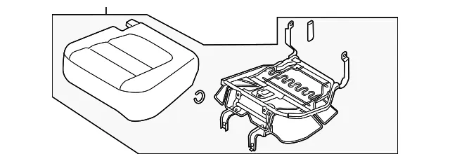 Cushion Assembly - Driver's Side (LH) - Mazda (KD37-88-260A-34)
