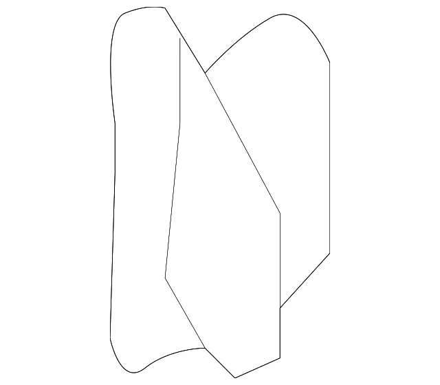 Lift-Gate Trim Cover Cap - Mazda (KD45-68-893) - view 2