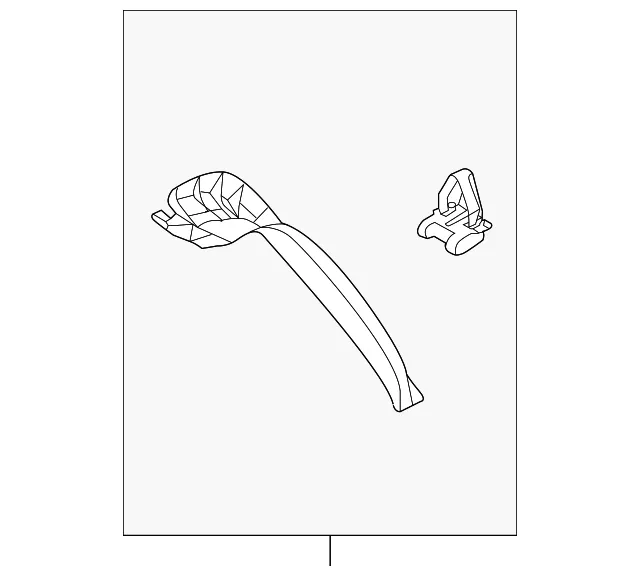 Side Trim - Driver's Side (LH) - Mazda (KD45-68-950A) - view 2