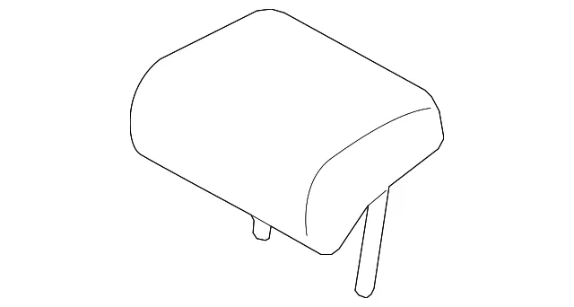 Headrest, Center - Driver's Side (LH) - Mazda (KD45-88-340-02)
