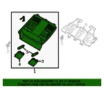 Overhead Console - Mazda (KD47-69-970D-75) - view 6