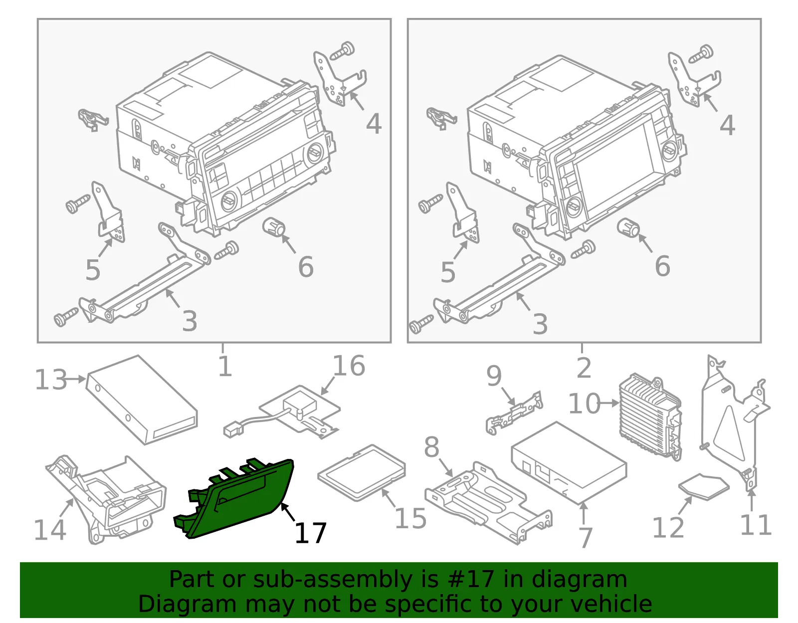 Instrument Panel Trim Panel - Mazda (KD51-66-9H0) - view 2