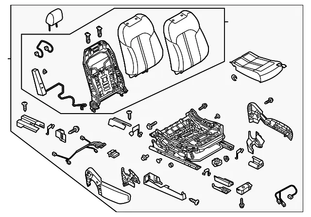 Seat Assembly - Mazda (KEVB-57-25XC-02)