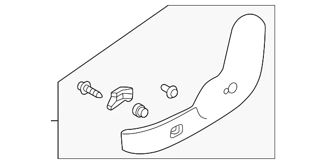 Seat Trim Panel - Mazda (KEVB-88-2GY-02)