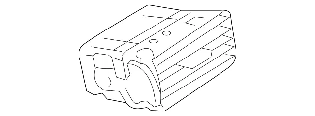 Air Outlet - Passenger Side (RH) - Mazda (KF68-64-91XB-02)
