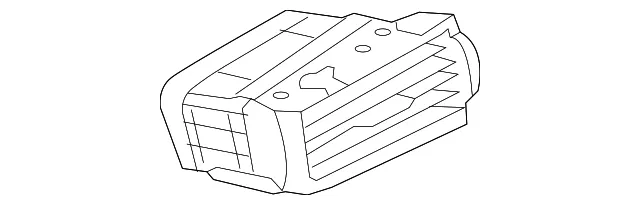 Air Outlet - Driver's Side (LH) - Mazda (KF69-64-91XB-02)