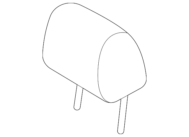 Headrest, Outer - Mazda (KFAB-88-240-23)